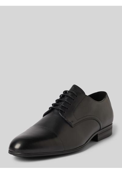 Кожаное дерби с декоративной строчкой CAP TOE
