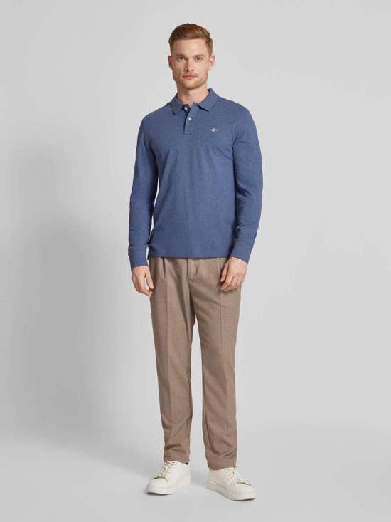 синий джинсовый меланжевый