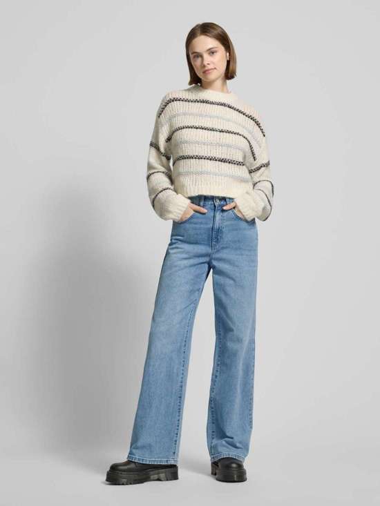 синий джинсовый меланжевый