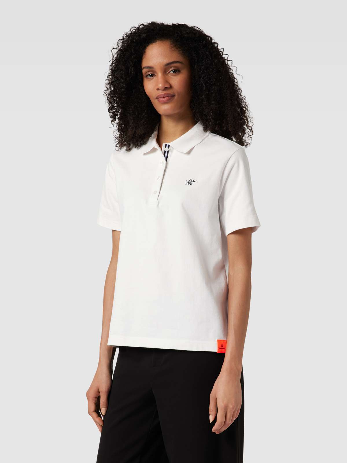 Poloshirt mit Label-Patch