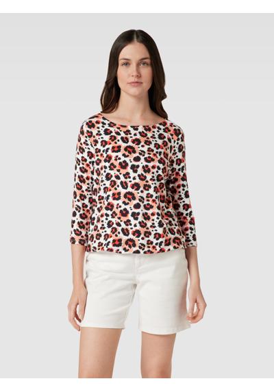 T-Shirt mit Animal-Print