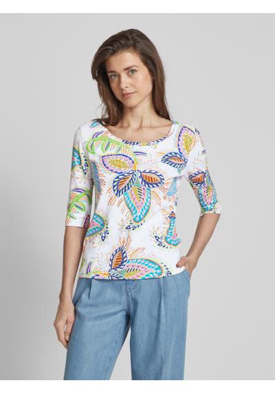 T-Shirt mit floralem Print