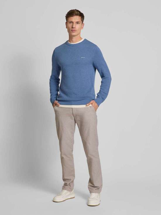 синий джинсовый меланжевый