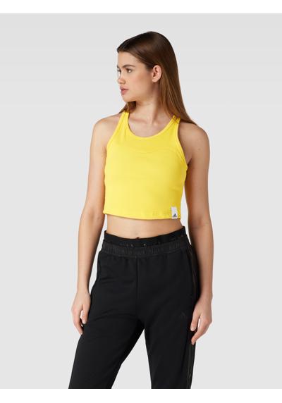 Crop Top in Ripp-Optik