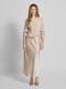 metallic beige melange