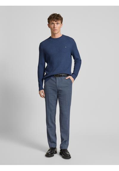 metallic blue melange