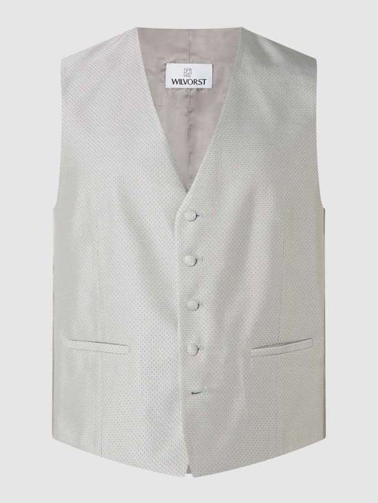 Жилет с тонким узором плетения