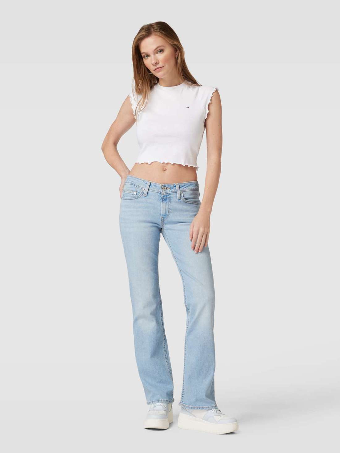 Джинсы Bootcut с пятью карманами