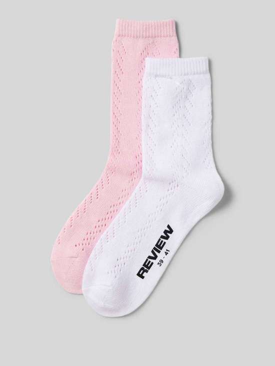 Комплект из 2 носков с кружевным узором