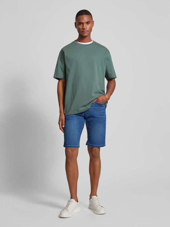 синий джинсовый