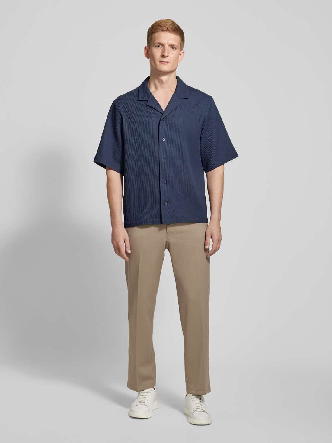 Повседневная рубашка оверсайз со складками Farold