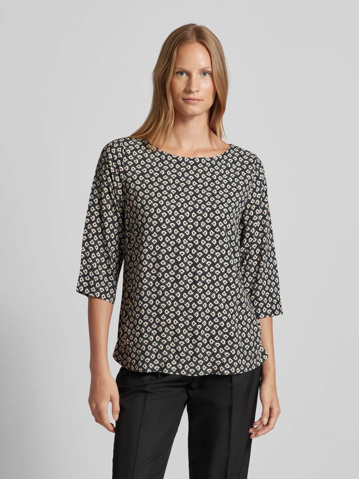 Regular Fit Blusenshirt mit 3/4-Arm