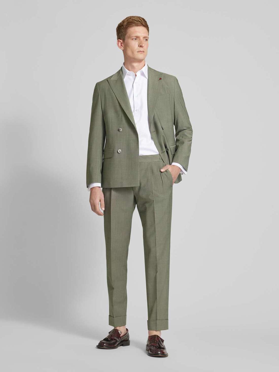 Рубашка под смокинг из твила стандартного кроя