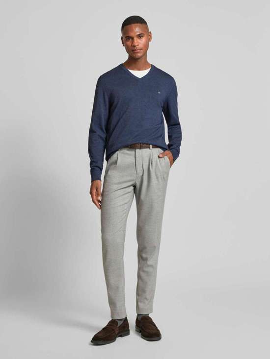 metallic blue melange