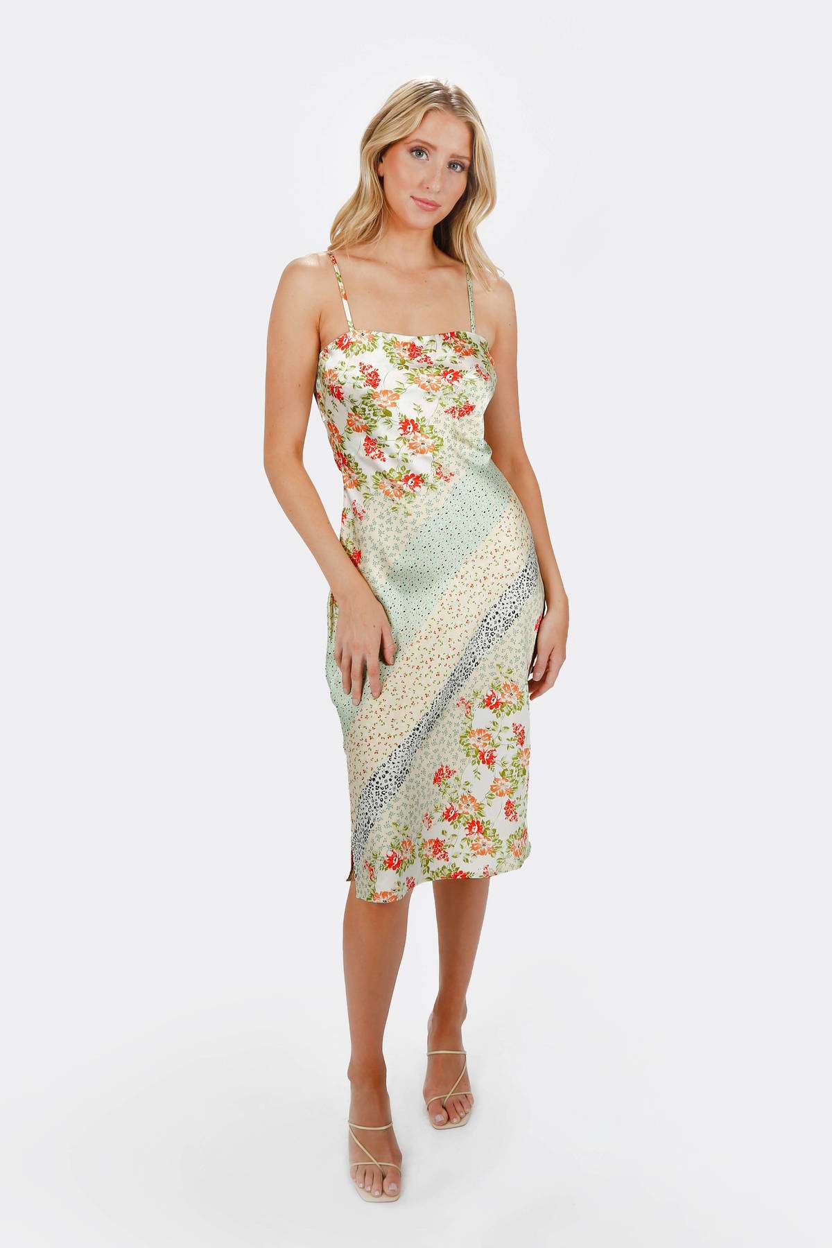 Платье миди Ellianna с цветочным принтом