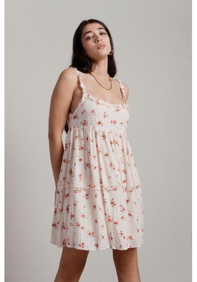 Мини-платье Pippa Babydoll с цветочным принтом