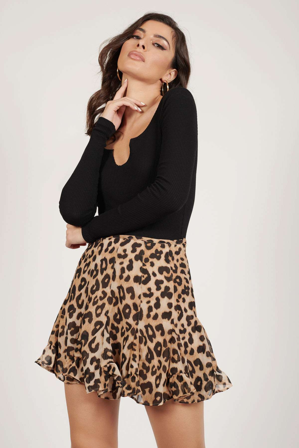 Мини-юбка Maya с леопардовым принтом