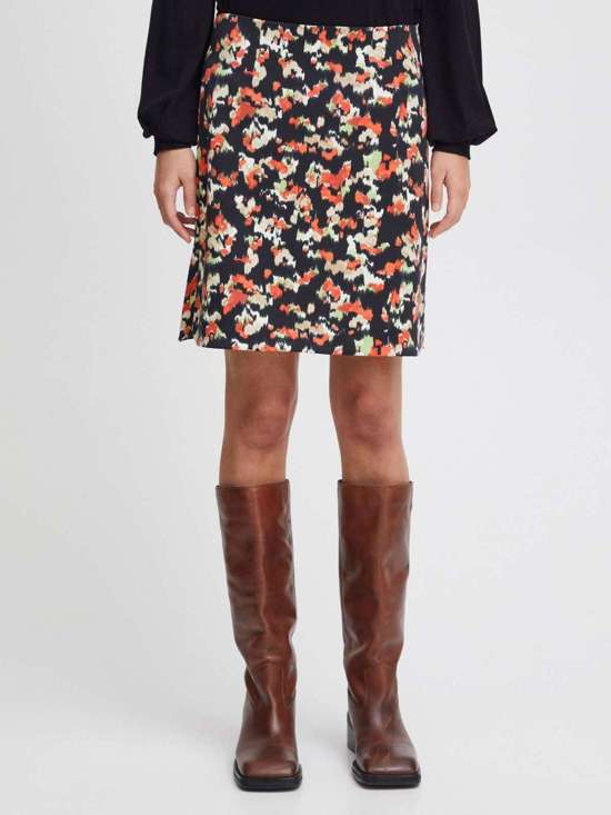 синий узорчатый