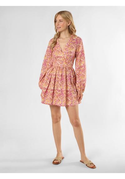 pink orange bedruckt