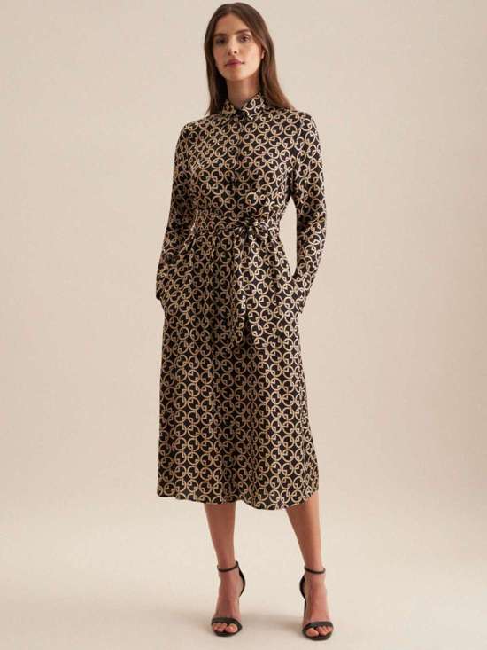 золотой с рисунком