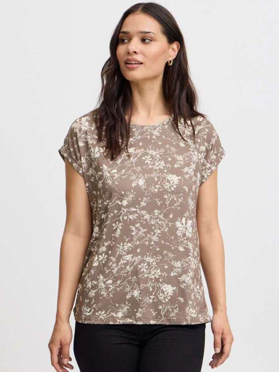 серо-коричневый узорчатый