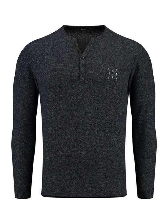 синий морской мелированный