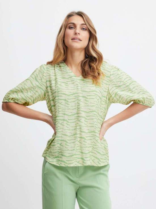 зеленый узорчатый