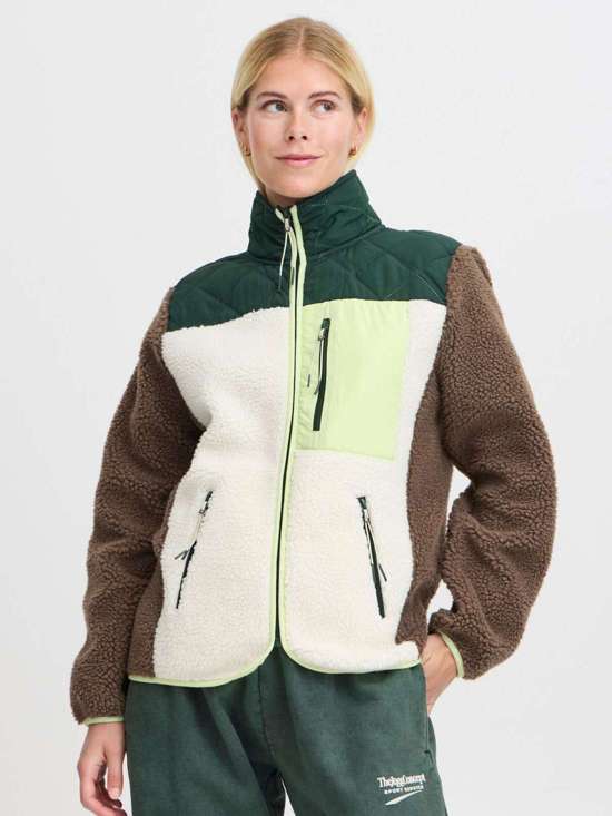 smaragd braun gemustert