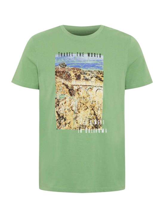 зеленый с рисунокм