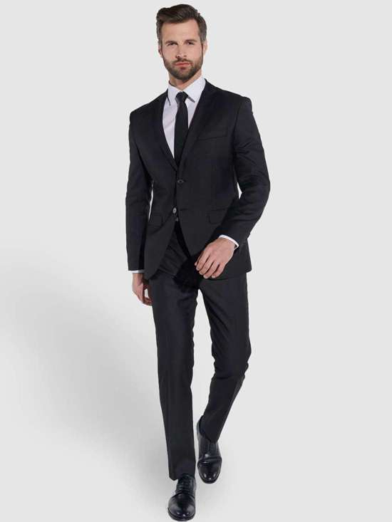 Короткое пальто из смесовой шерсти Slim Fit