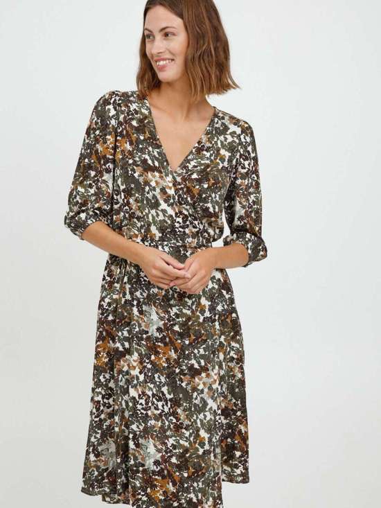 зеленый узорчатый