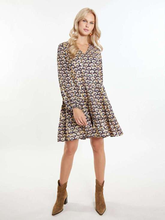 mehrfarbig gemustert