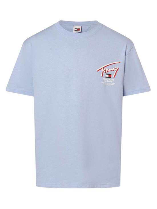 голубой с рисунком