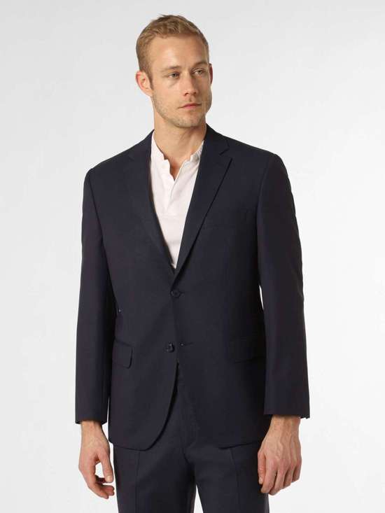 синий морской мелированный