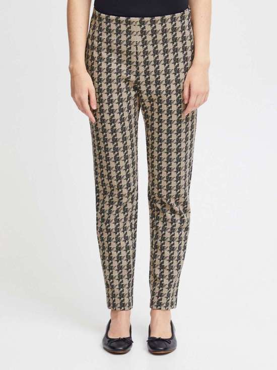 бежевый клетчатый