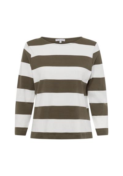 khaki weiß gestreift