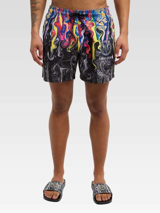 красный узорчатый