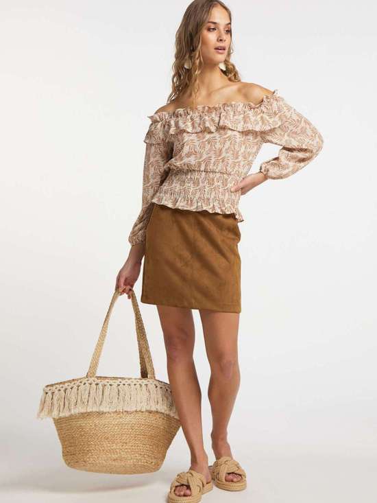 серо-коричневый узорчатый