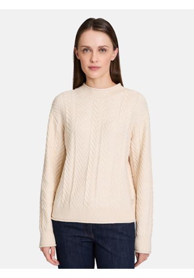 beige melange gemustert