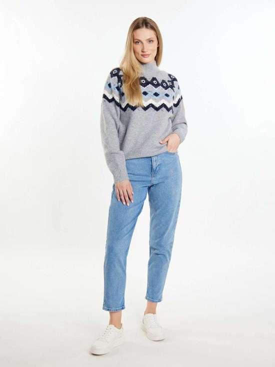 mehrfarbig gemustert