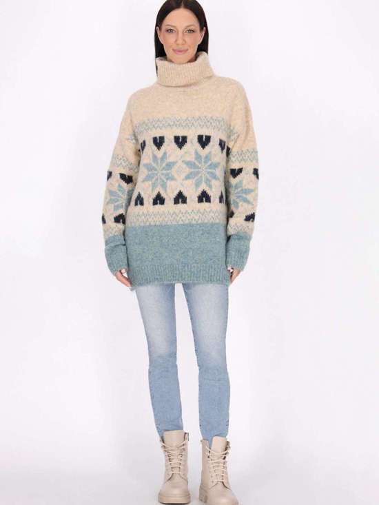 mehrfarbig gemustert