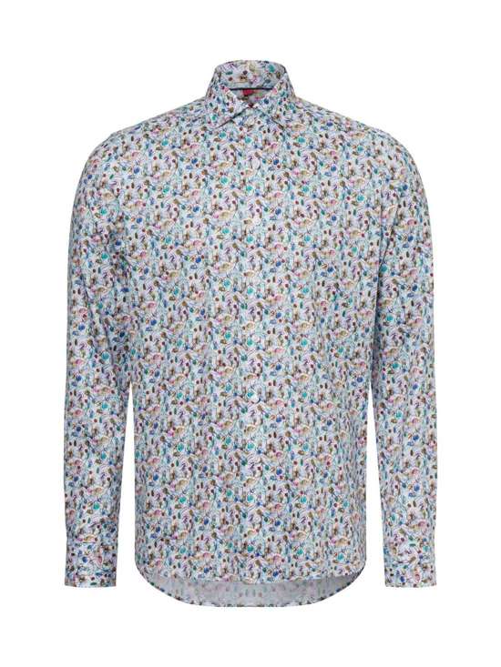 weiß mehrfarbig gemustert