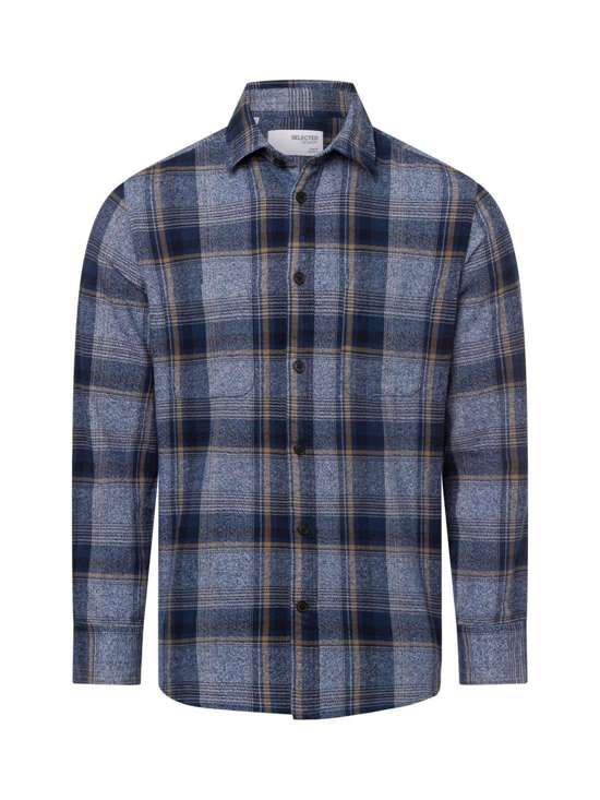 синий морской мелированный