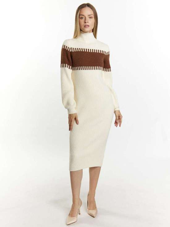 коричневый в полоску