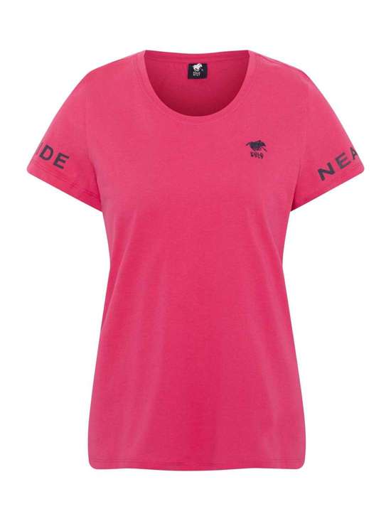 ярко-розовый с рисунком