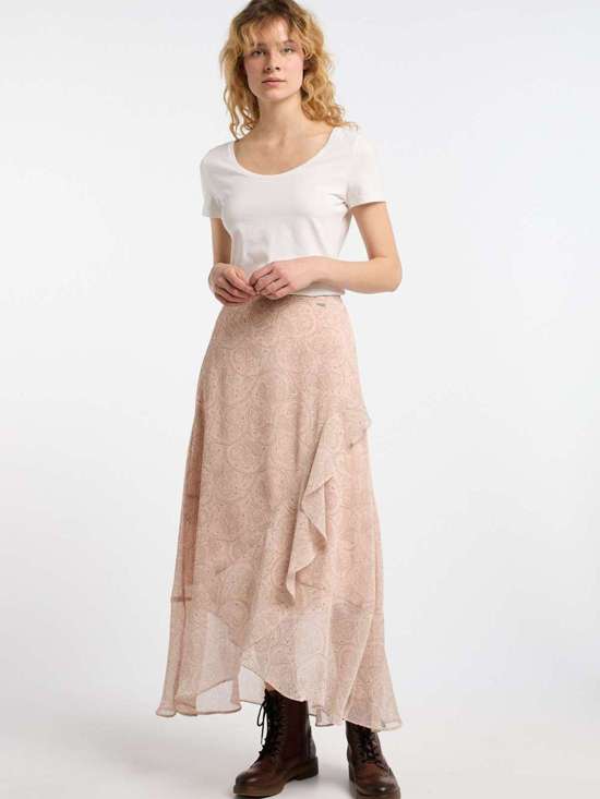 розовый узорчатый