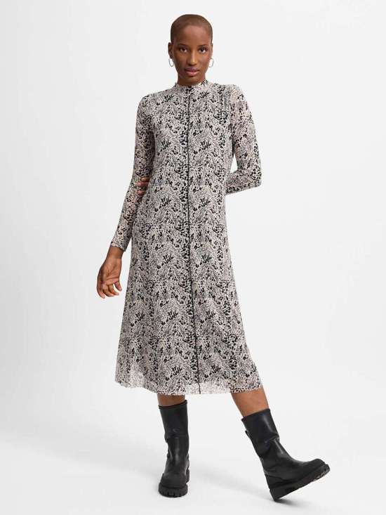 schwarz beige gemustert