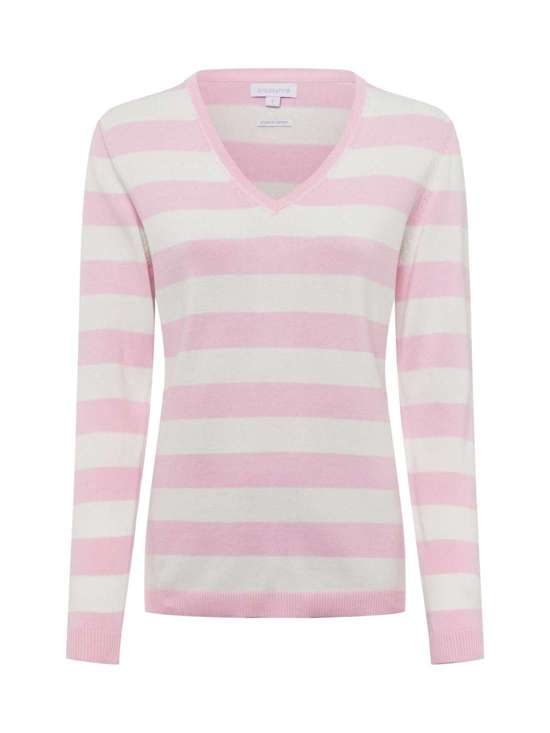 белый в полоску