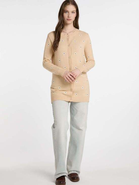 бежевый пестрый