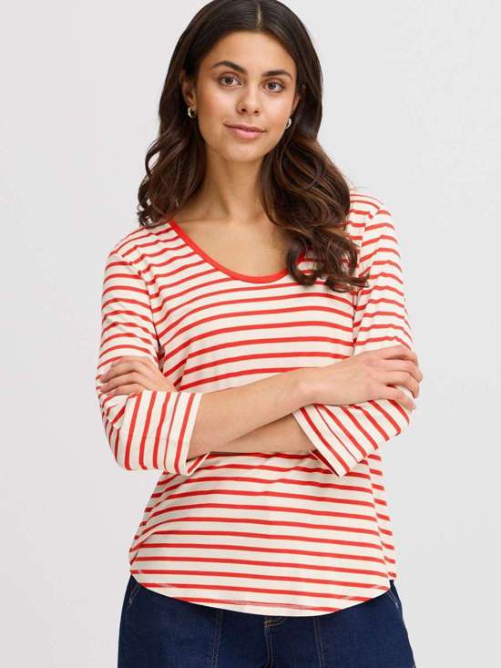 красный в полоску